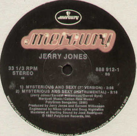 JERRY JONES - Mysterious And Sexy