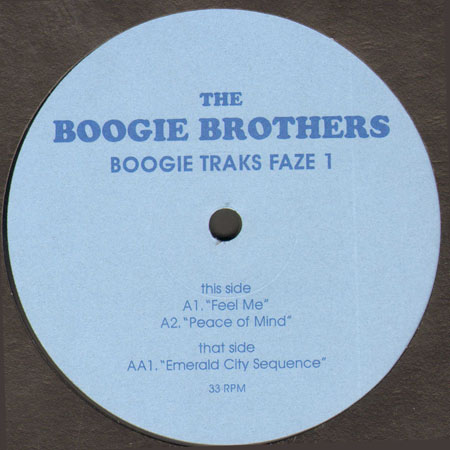 BOOGIE BROTHERS - Boogie Traks Faze 1