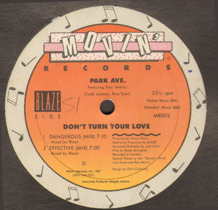 PARK AVE. - Don't Turn Your Love (Blaze Rmx)
