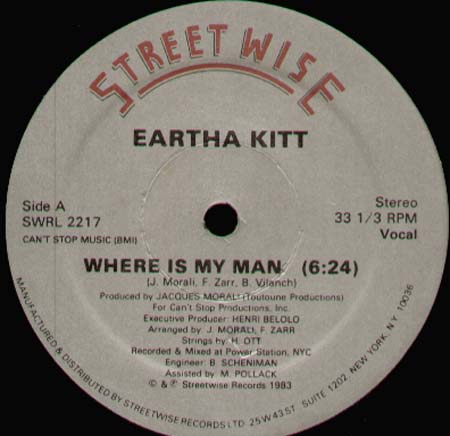 EARTHA KITT - Where Is My Man
