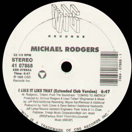 MICHAEL RODGERS - I Like It Like That