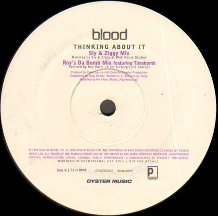 BLOOD - Thinking About It (Roy Davis Jr. Rmxs)