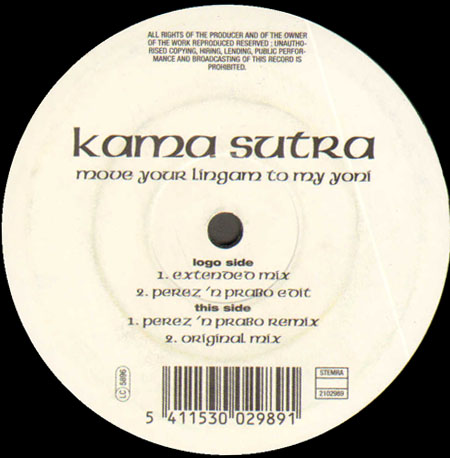 KAMA SUTRA - Move Your Lingam To My Yoni (Double Pack Promo)
