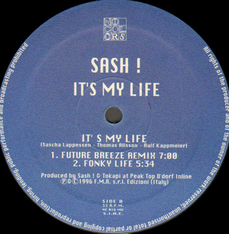 SASH!  - It's My Life (Natural Born Grooves Rmx) 