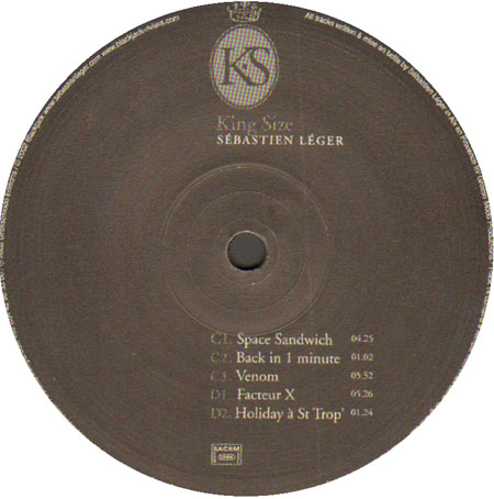 SEBASTIEN LEGER - King Size (Only C & D Side)