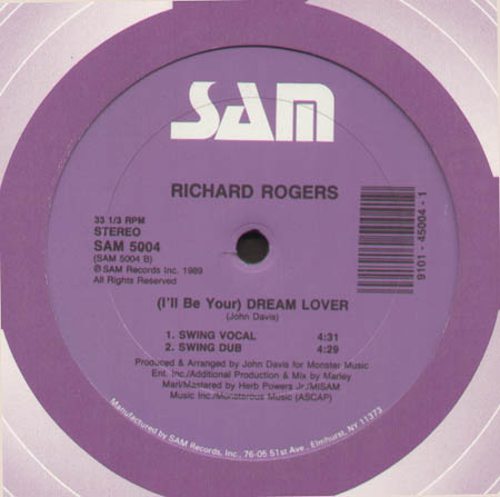 RICHARD ROGERS - (I'll Be Your) Dream Lover