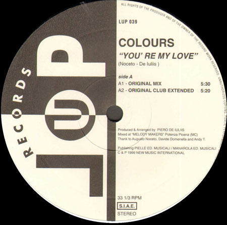 COLOURS - You're My Love 