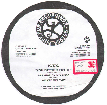 K.T.X. - You Better Try It