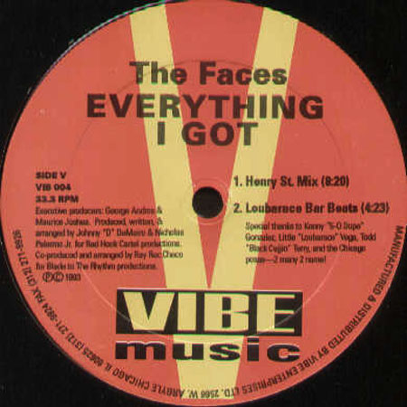 THE FACES (JOHNNY D & NICKY P) - The Faces E.P. (Everything I Got / Come On Baby)