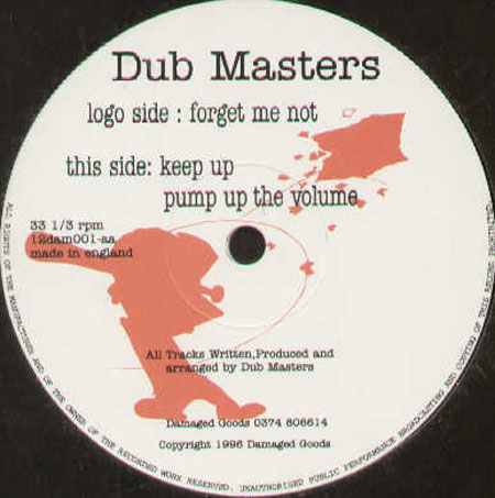 DUB MASTERS - Forget Me Not