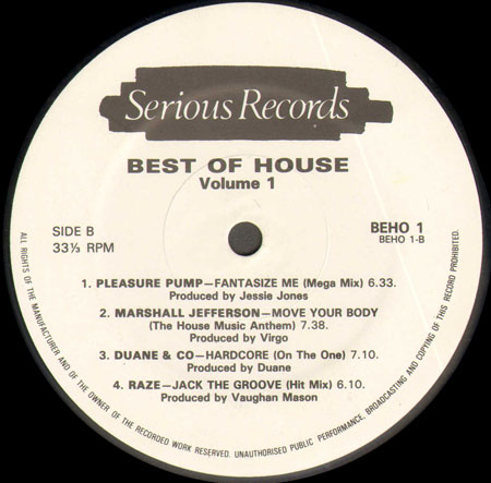 VARIOUS - Best Of House Volume 1