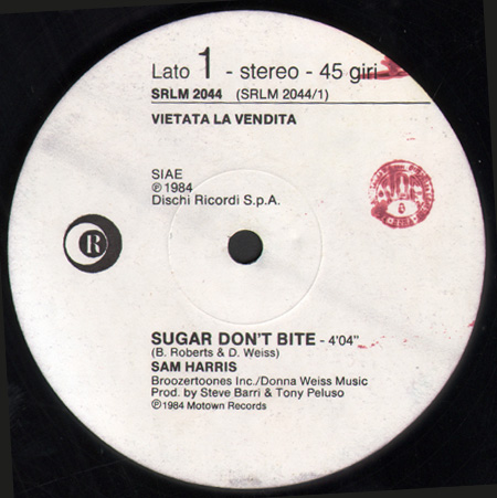 SAM HARRIS / FEELABELIA - Sugar Don't Bite / Feel It