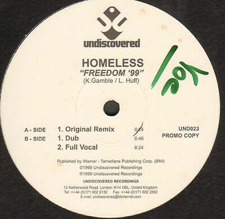 HOMELESS - Freedom '99
