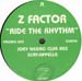 Z FACTOR - Ride The Rhythm