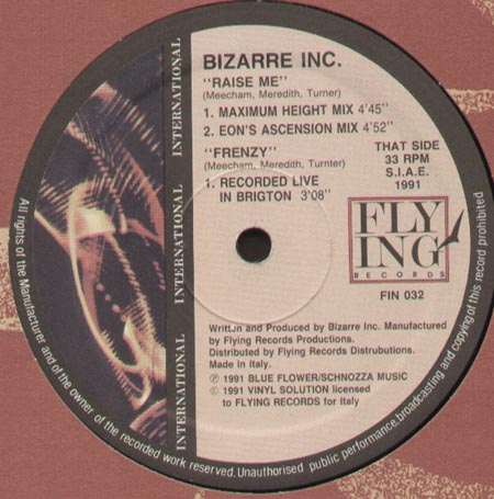 BIZARRE INC. - Such A Feeling / Raise Me