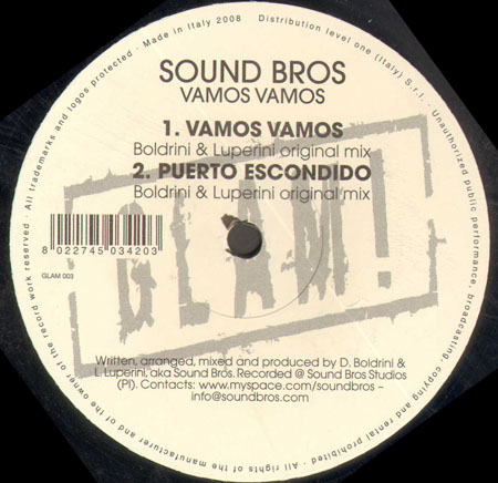 SOUND BROS - Vamos Vamos