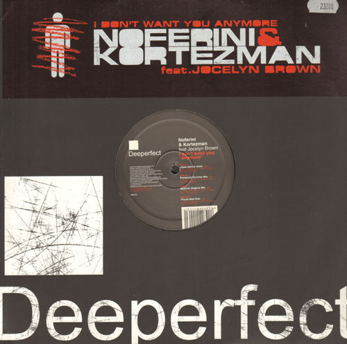 NOFERINI & KORTEZMAN - I Don't Want You Anymore - Feat. Jocelyn Brown