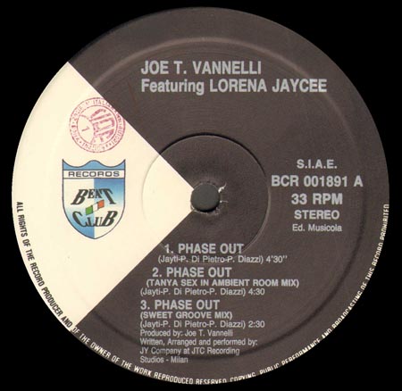 JOE T. VANNELLI - Phase Out , Feat. Lorena Jaycee