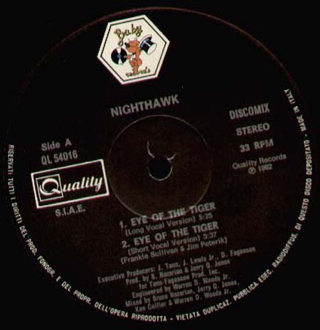 NIGHTHAWK - Eye Of The Tiger