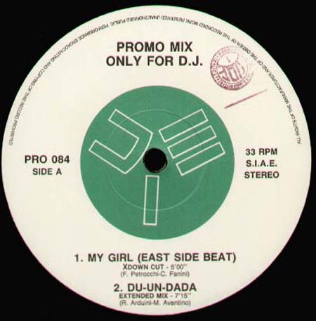 VARIOUS (EAST SIDE BEAT / PIETRO GHISLANDI) - Promo Mix 84 (My Girl / Du-Un-Dada / Tangent Dance / The Melody)