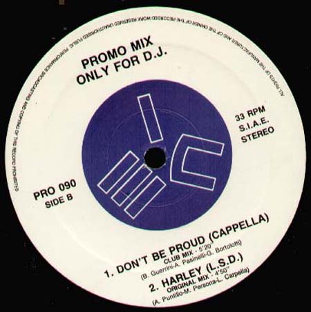 VARIOUS (D.M.JOHNSON / DUO BRAVO / CAPPELLA / L.S.D.) - Promo Mix 90 (How Deep Is Your Love / Dualism Tribal / Don't Be Proud / Harley)