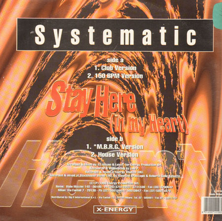 SYSTEMATIC - Stay Here (In My Heart)