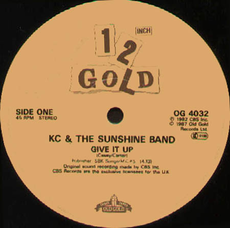 KC & SUNSHINE BAND - Give It Up / (You Said) You'd Gimme Some More 