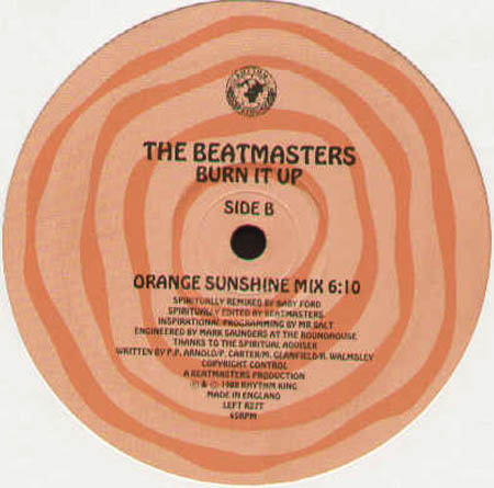 THE BEATMASTERS - Burn It Up (Baby Ford rmx)