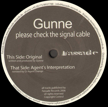 GUNNE - Please Check The Signal Cable