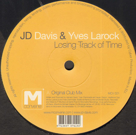JD DAVIES & YVES LAROCK - Losing Track Of Time