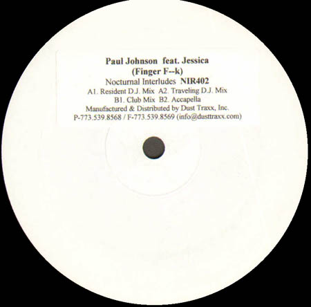 PAUL JOHNSON - Finger Fuck, Feat. Jessica 