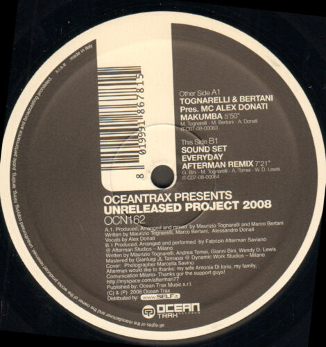 TOGNARELLI & BERTANI / SOUND SET  - OceanTrax Unreleased Projects 2008 