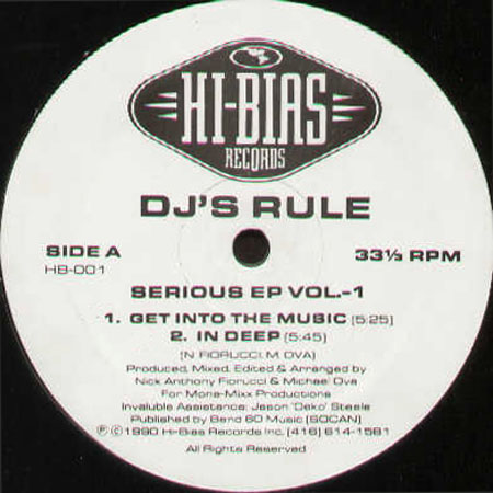 DJ'S RULE - Serious EP Volume 1