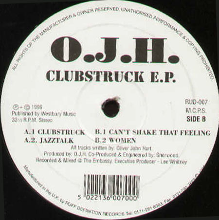 O.J.H. - Clubstruck EP