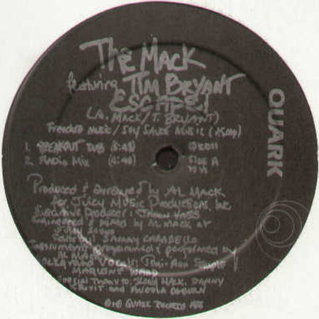 THE MACK, FEAT. TIM BRYANT - Escape