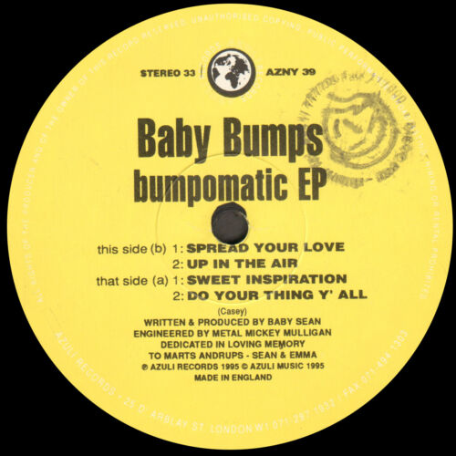 BABY BUMPS - Bumpomatic EP