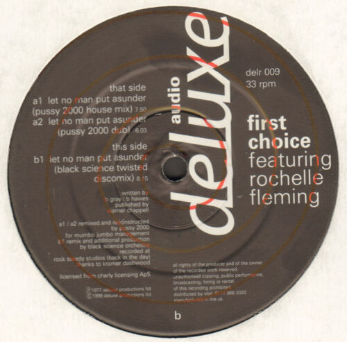 FIRST CHOICE - Let No Man Put Asunder (Black Science Twisted Disco Mix)