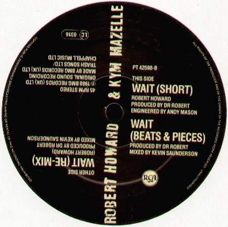 DR. ROBERT HOWARD & KYM MAZELLE - Wait (Re-Mix) (Kevin Saunderson Rmx)