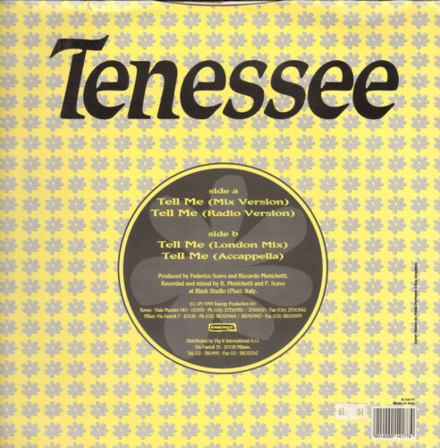 TENESSEE - Tell Me