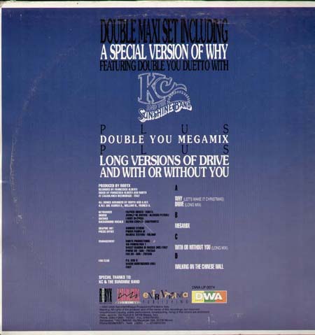 DOUBLE YOU - Double Mix (Why / Drive / Megamix / With Or Without You) (Double You Rmxs)