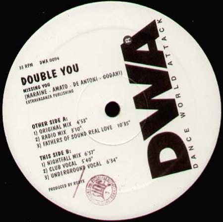 DOUBLE YOU - Missing You (Fathers Of Sound Rmx)