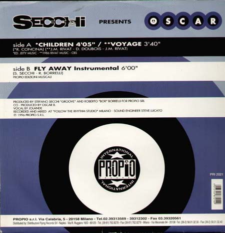 STEFANO SECCHI - Children / Voyage, Feat. Oscar