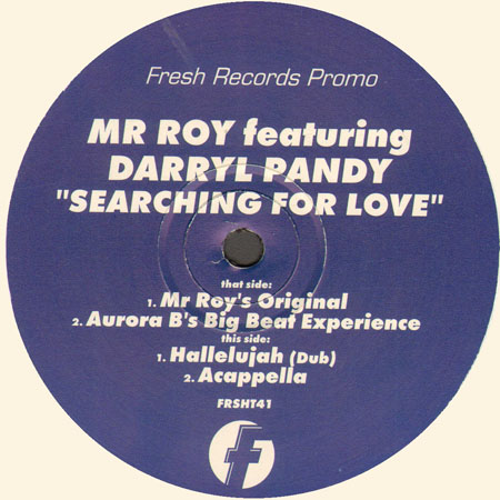 MR. ROY - Searching For Love, Feat Darryl Pandy