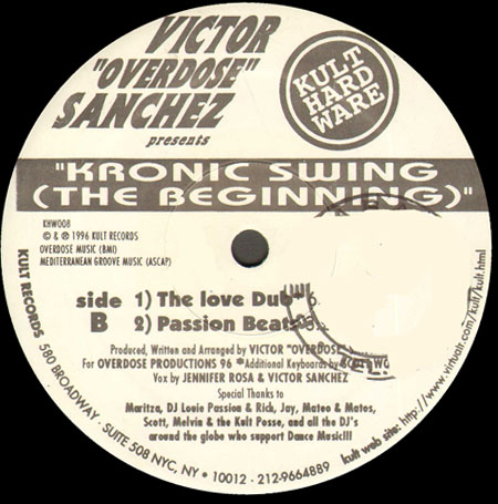 VICTOR OVERDOSE SANCHEZ - Kronic Swing (The Beginning)