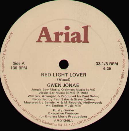 GWEN JONAE - Red Light Lover 