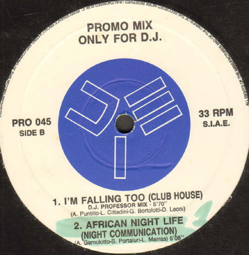 VARIOUS (SHARADA HOUSE GANG / 49 ERS / CLUB HOUSE / NIGHT COMMUNICATION) - Promo Mix 45 (Passion / Got To Be Free / I'm Falling Too / African Night Life)