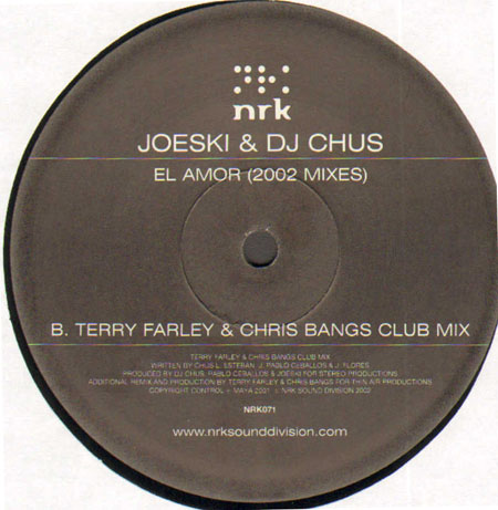 JOESKI & CHUS - El Amor 2002  (Terry Farley & Chris Bangs Club Mix)