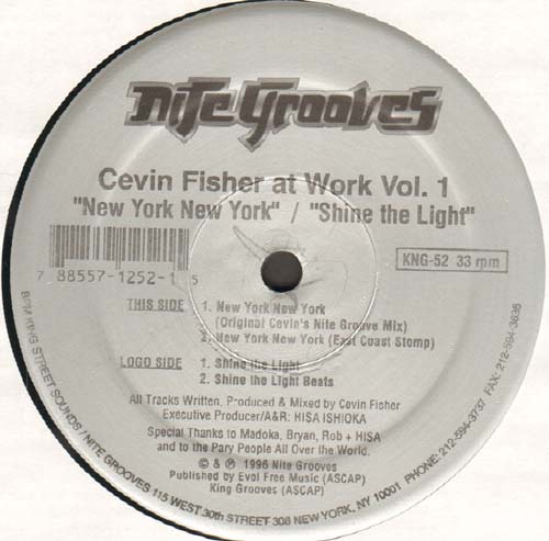 CEVIN FISHER - At Work Vol. 1