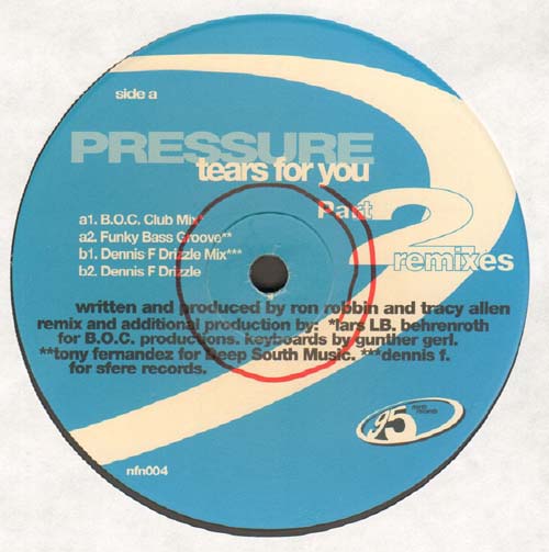 PRESSURE - Tears For You Remixes Part 2