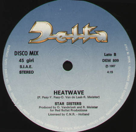 STAR SISTERS - Bad Girls / Heatwave